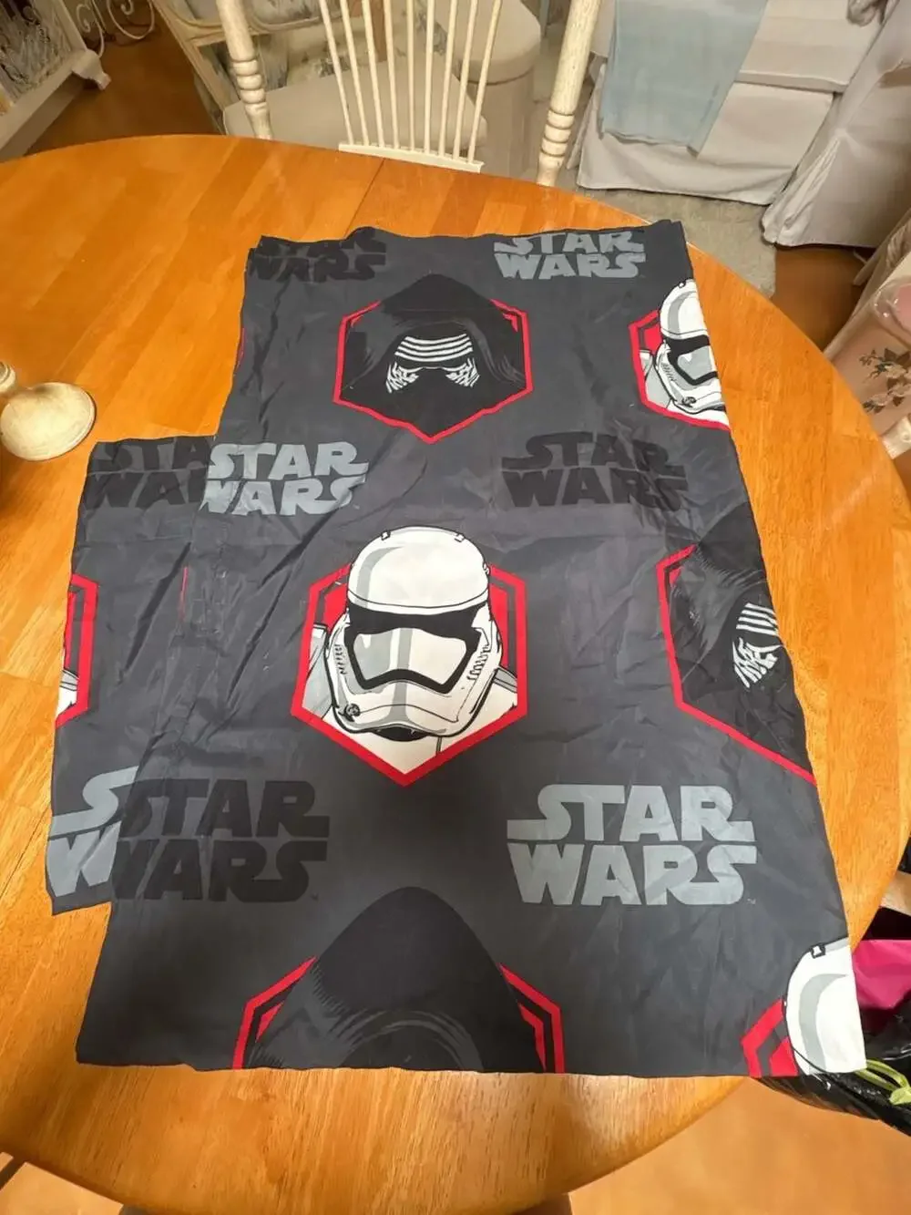 Star Wars The Force Awakens Kylo Ren and Stormtrooper Bedroom Curtains